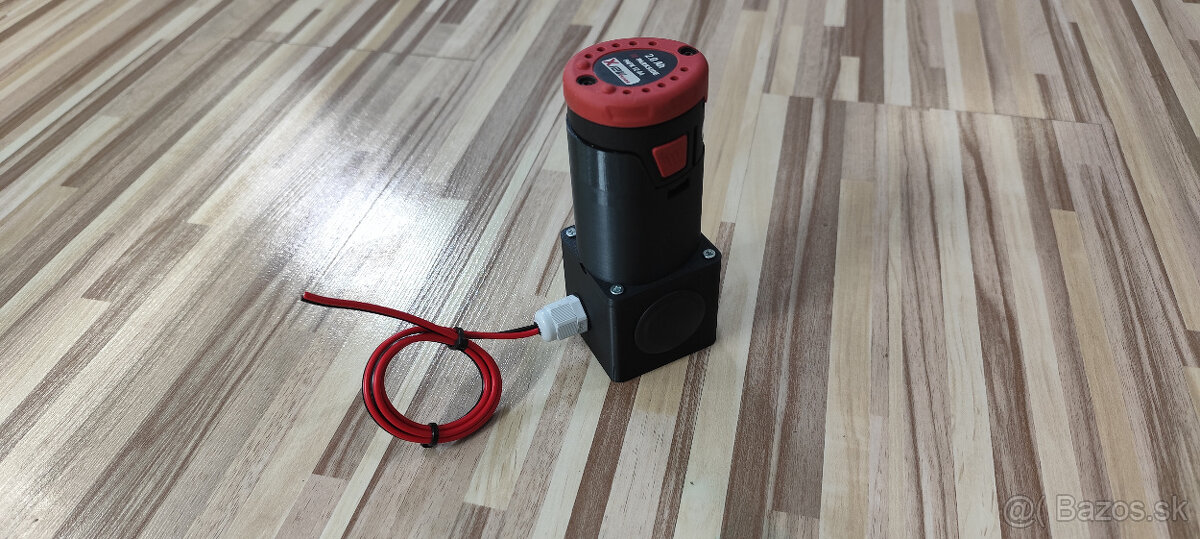 Adaptér batérie parkside 12V Team + vypínač+ voltmeter - 5