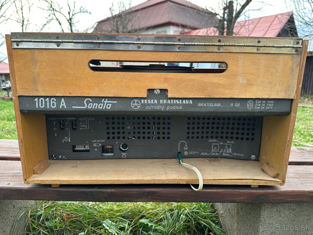 Rádio gramofón Tesla 1016A Sonáta - 5