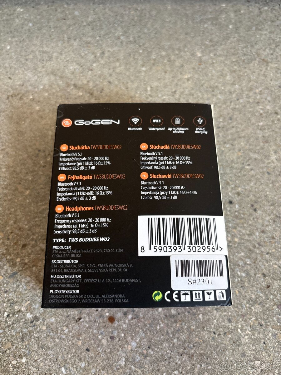 Bezdrôtové Bluetooth Slúchadlá GoGEN - 5