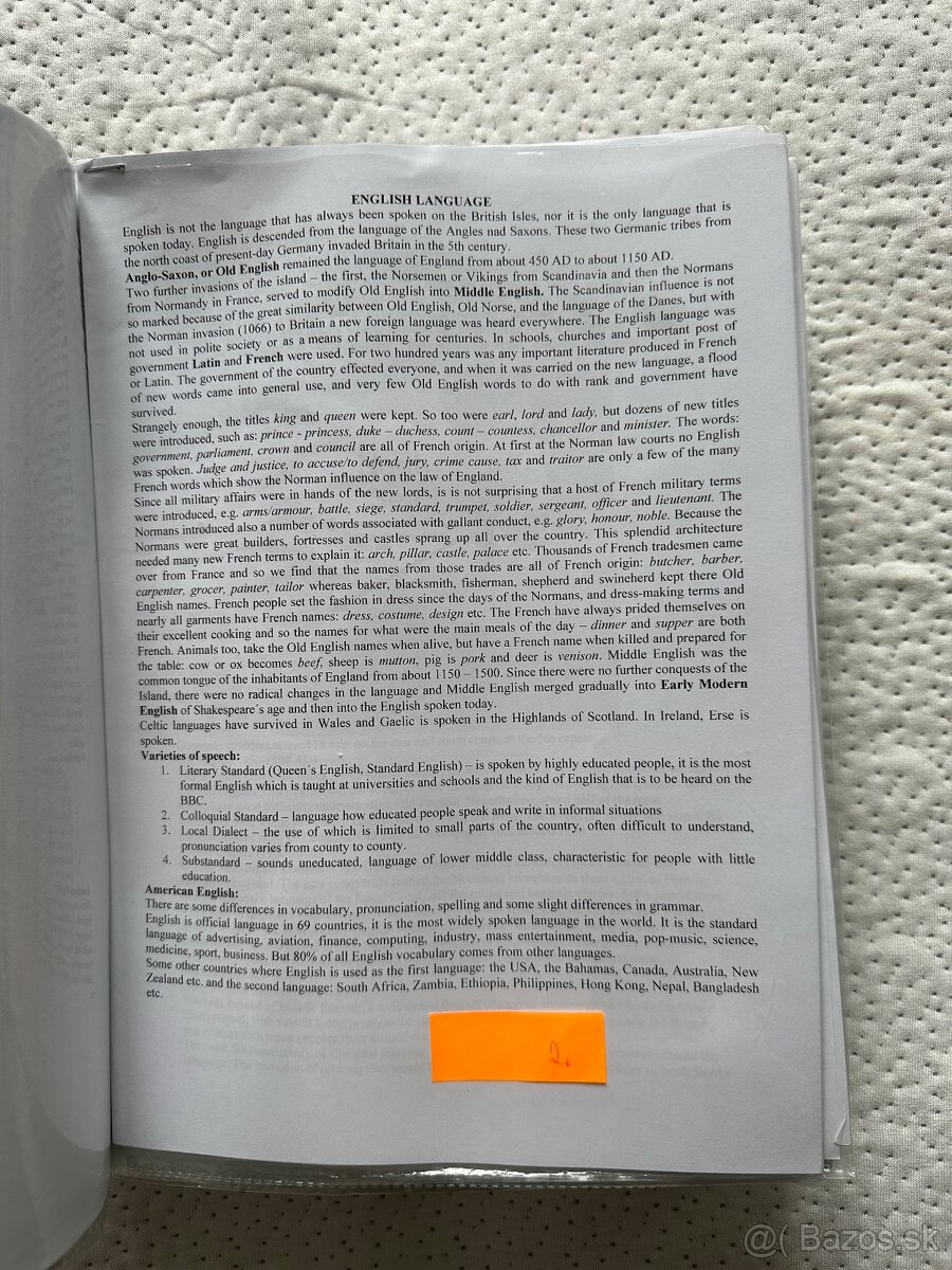 Kompletne vypracované skriptá z angličtiny, statnice - 5