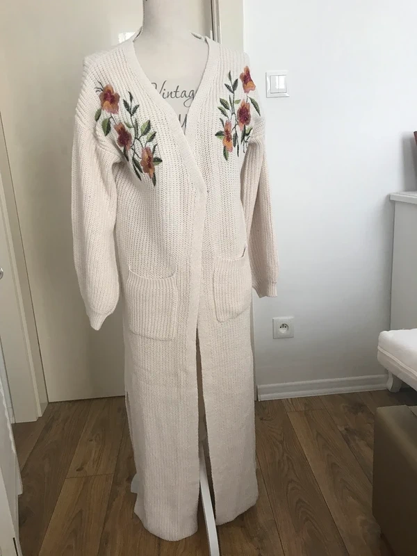 Dlhý dámsky sveter - 5