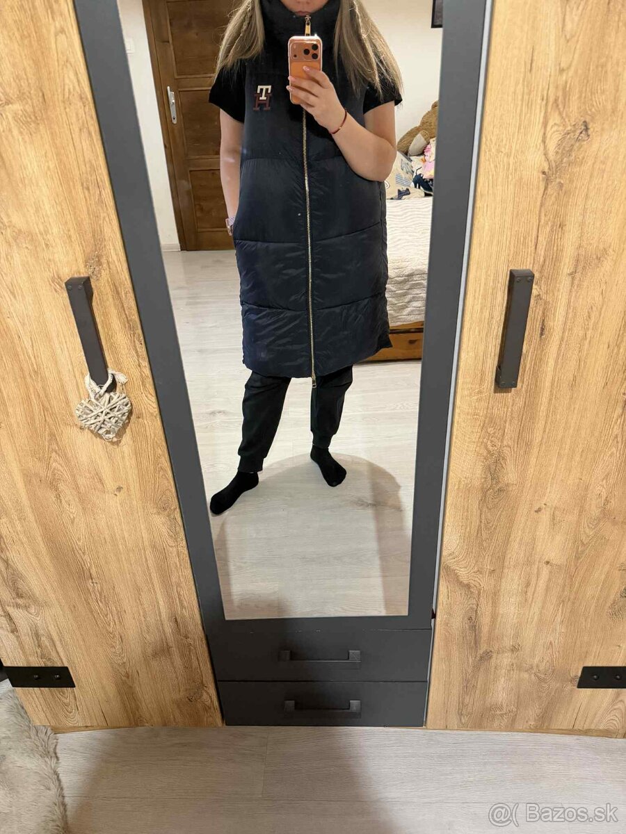 tommy hilfiger damska stylova oversized zimna vesta-bunda - 5