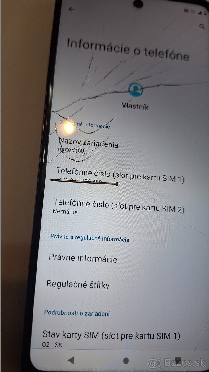 Motorola Moto g60 6/128GB android 12 na diely. - 5