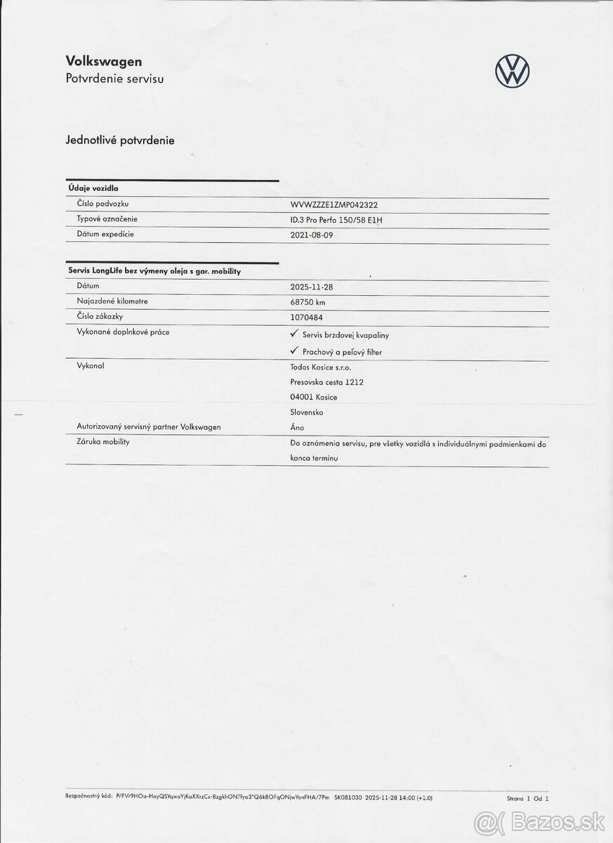 VWID.3 58kWh/150KW -68tis. KM- Pro Performance - 5