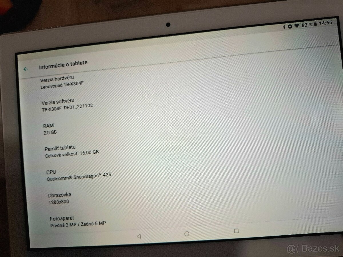 Lenovo 10" tablet, TB-X304F + púzdro - 5