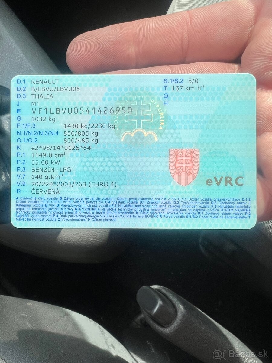 Mal nehodu Renault Thalia 2009 1.2 LPG - 5