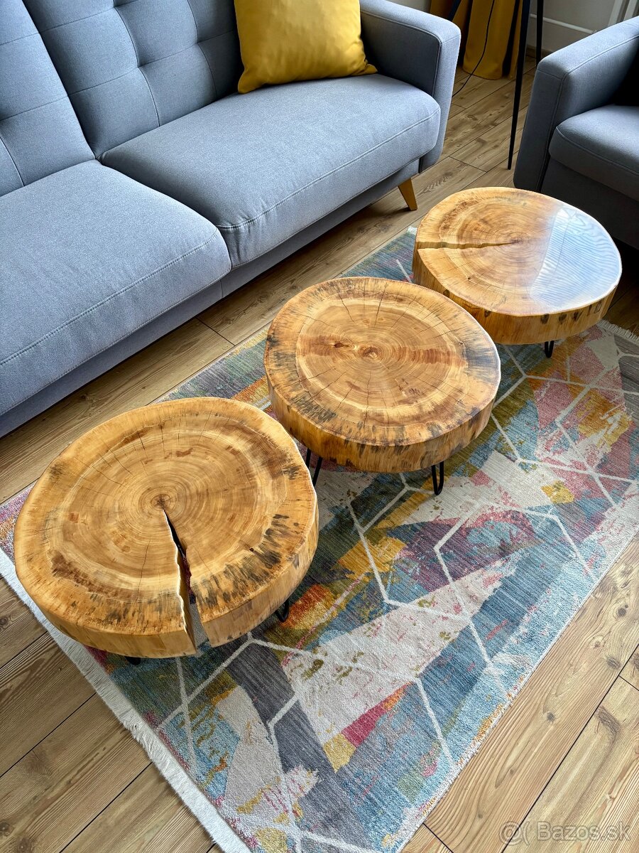 NOVÉ / Konferenční stolek z masivu - 5