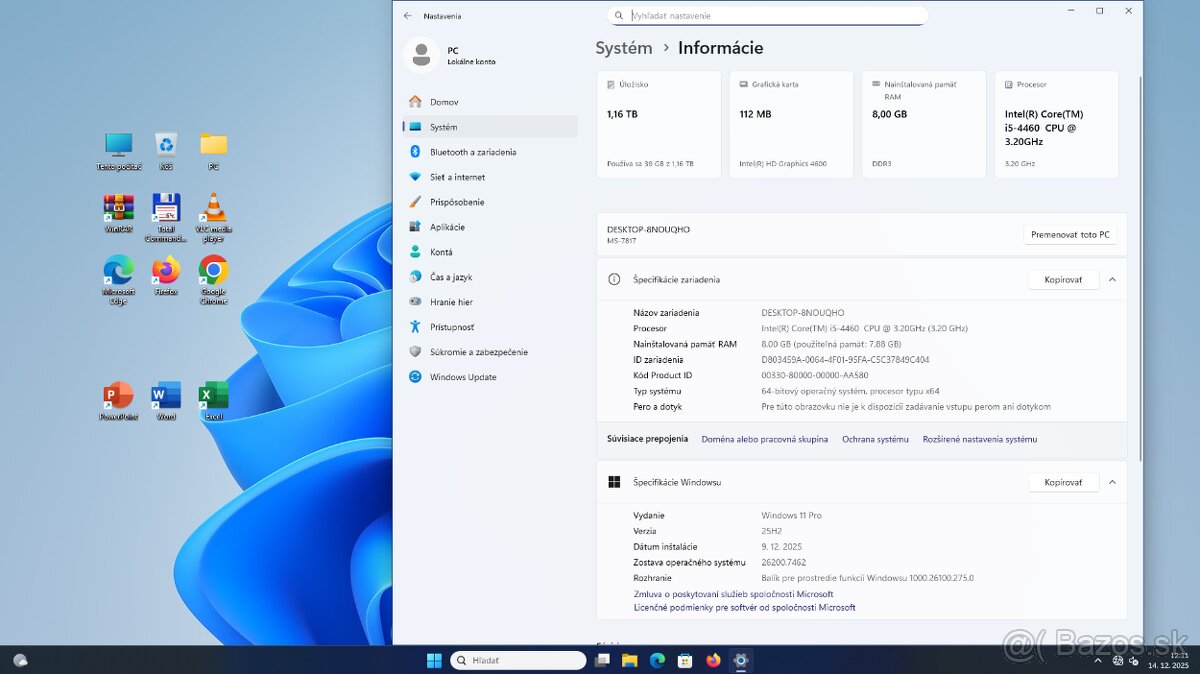 Počítač Logico s monitorom a príslušenstvom - 5