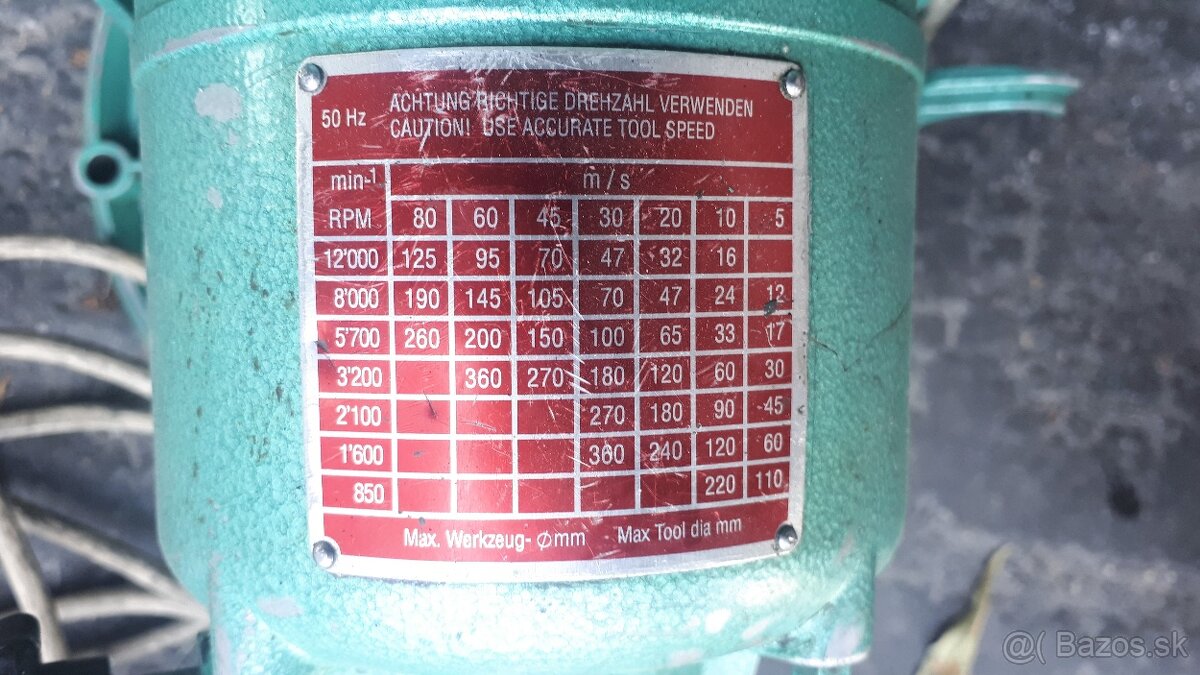 Na predaj Suhner DKM4 Rotofera bruska bovdenová - 5