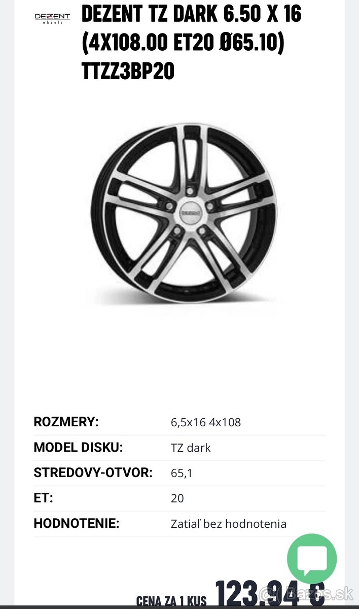 Disky Dezent TZ Dark s letnými pneu - 5