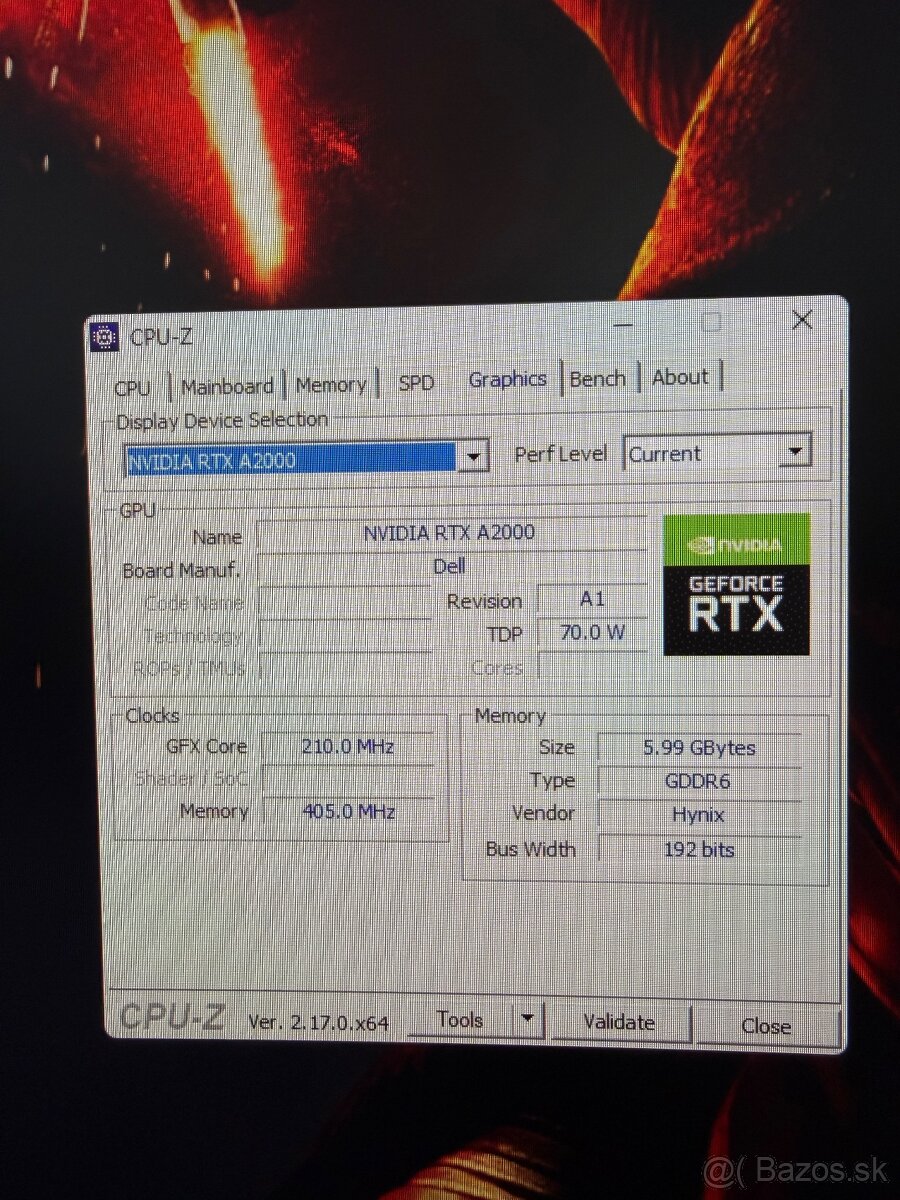 NVIDIA RTX A2000 6GB (Dell OEM) - 5