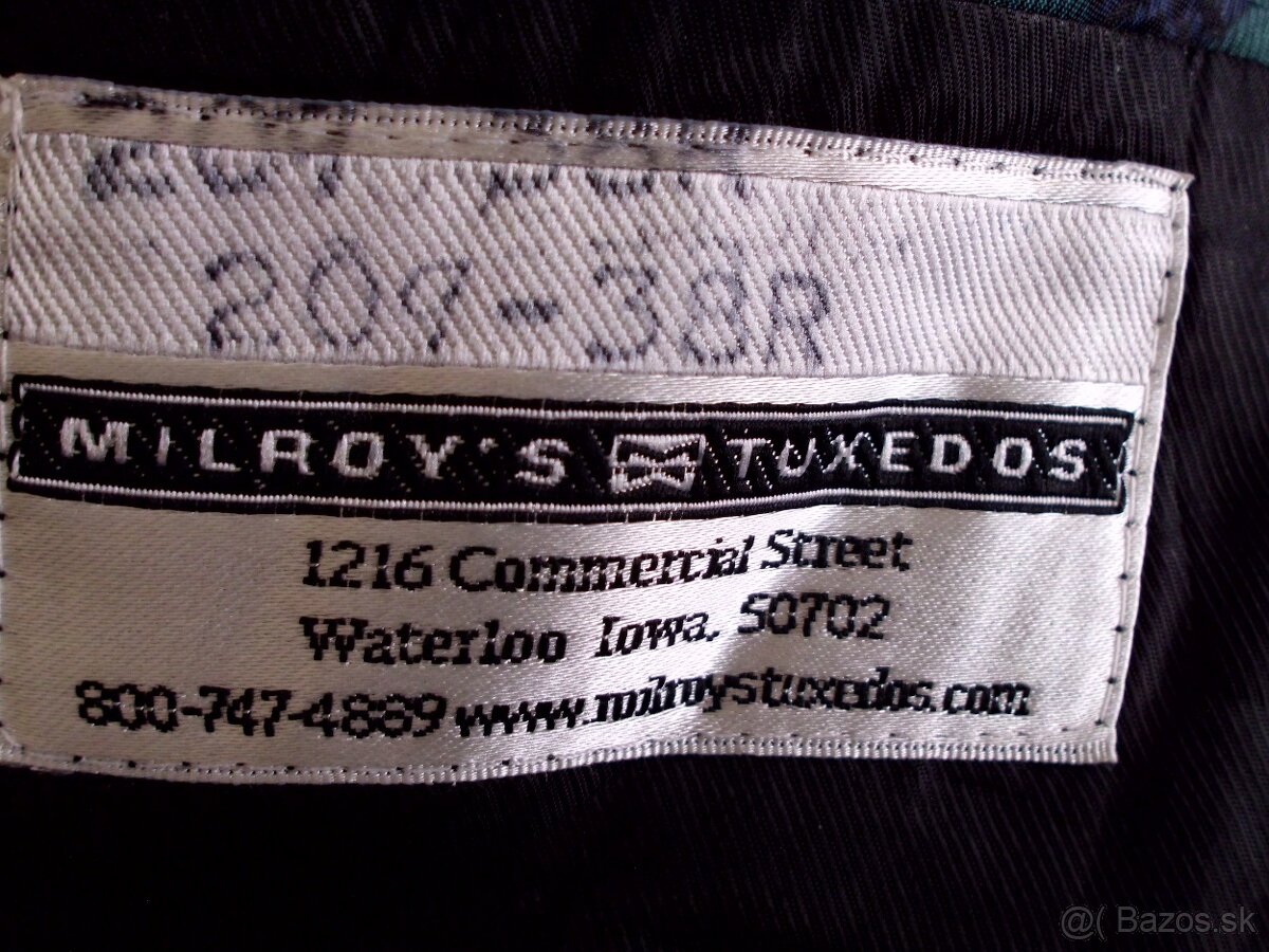 Ralph Lauren pánske vlnené sako čierne L - 5