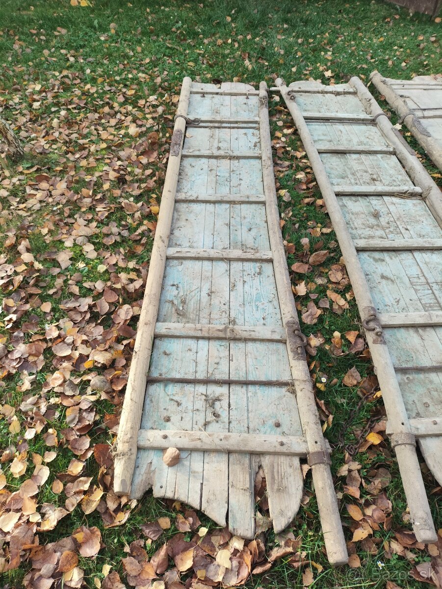 Starý drevený konský voz - časti - 5