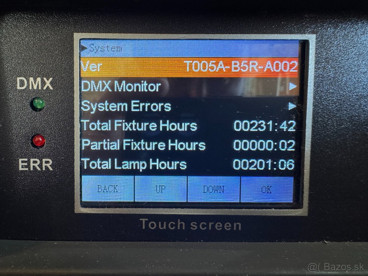 Predám Moving head BEAM 7R 230W +CASE+OBAL (otočne hlavy ) - 5