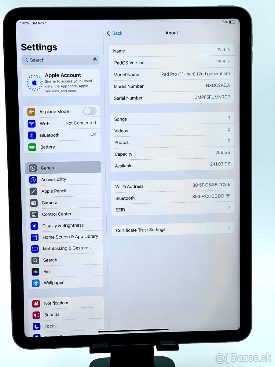 iPad pro 11" 2 generácia 256gb wifi / Záruka 12 mes. - 5