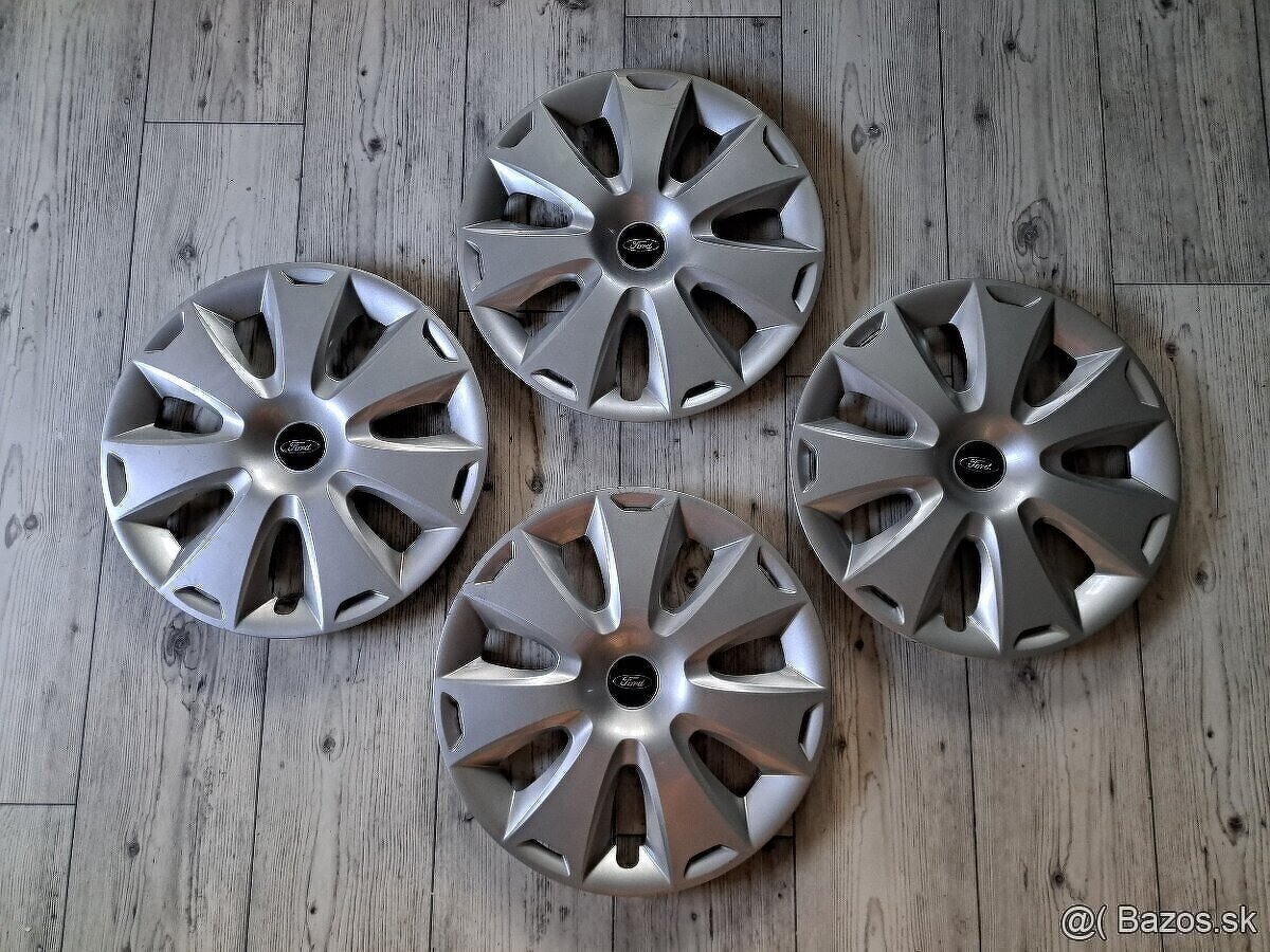Kryty kolies, puklice FORD R16 veľmi zachovalý stav - 5