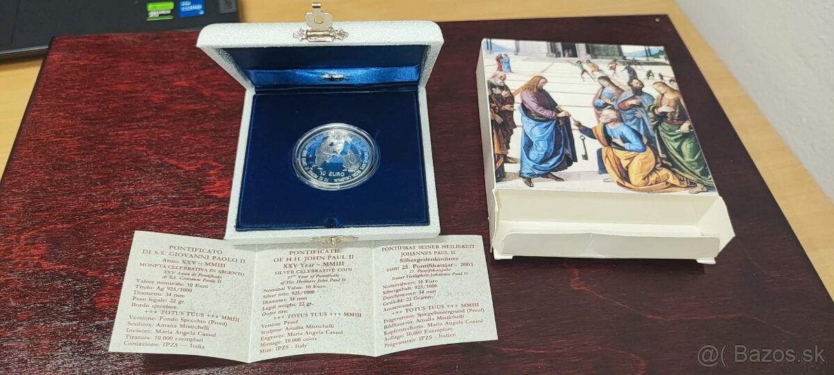 Proof minca Vatikán - Pontifikát Sv. Otca Jána Pavla II. - 5