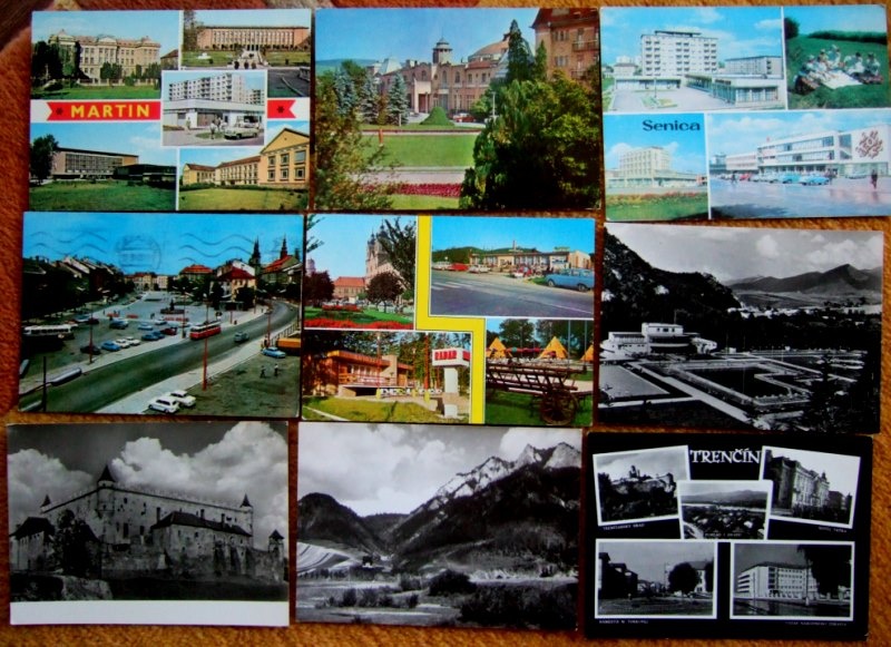 dobové pohľadnice miest a iné - 5