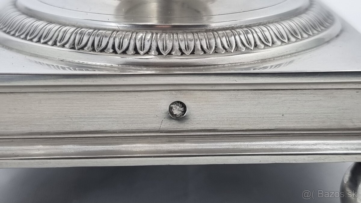 Starožitná strieborná cukornička - 376 gramov - 5