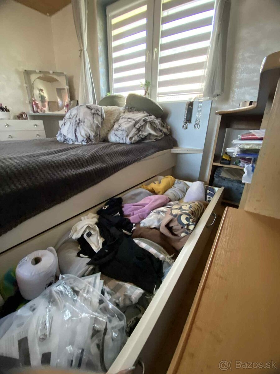 Posteľ 120/200 pre študentov ,masív - 5