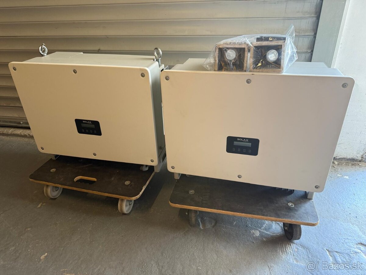 Predám 2 meniče Solax X3-MGA-50K-G2 - 5