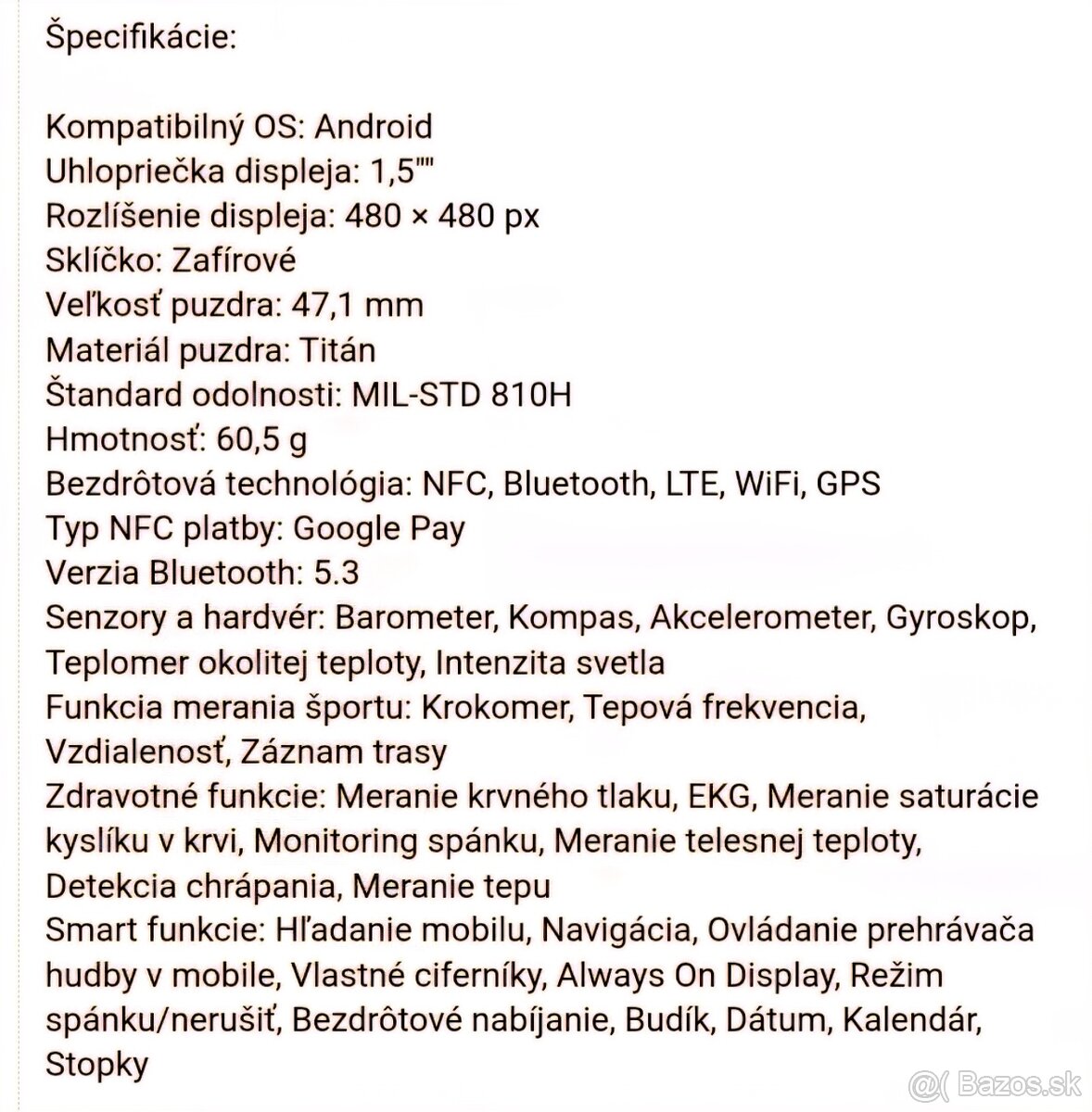 Predám smart watch Ultra 7 - 5