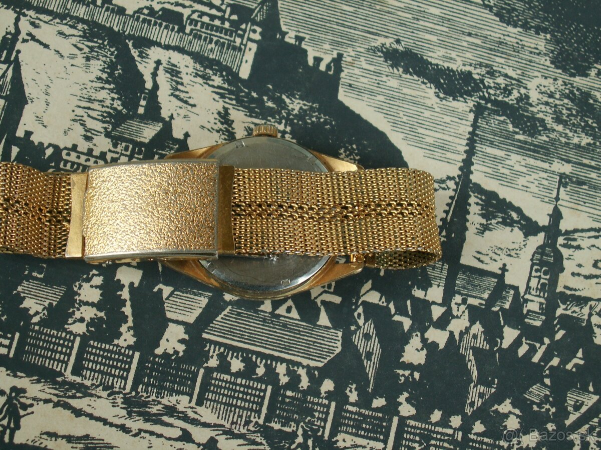 Hodinky Prim pozlátené funkčné. - 5