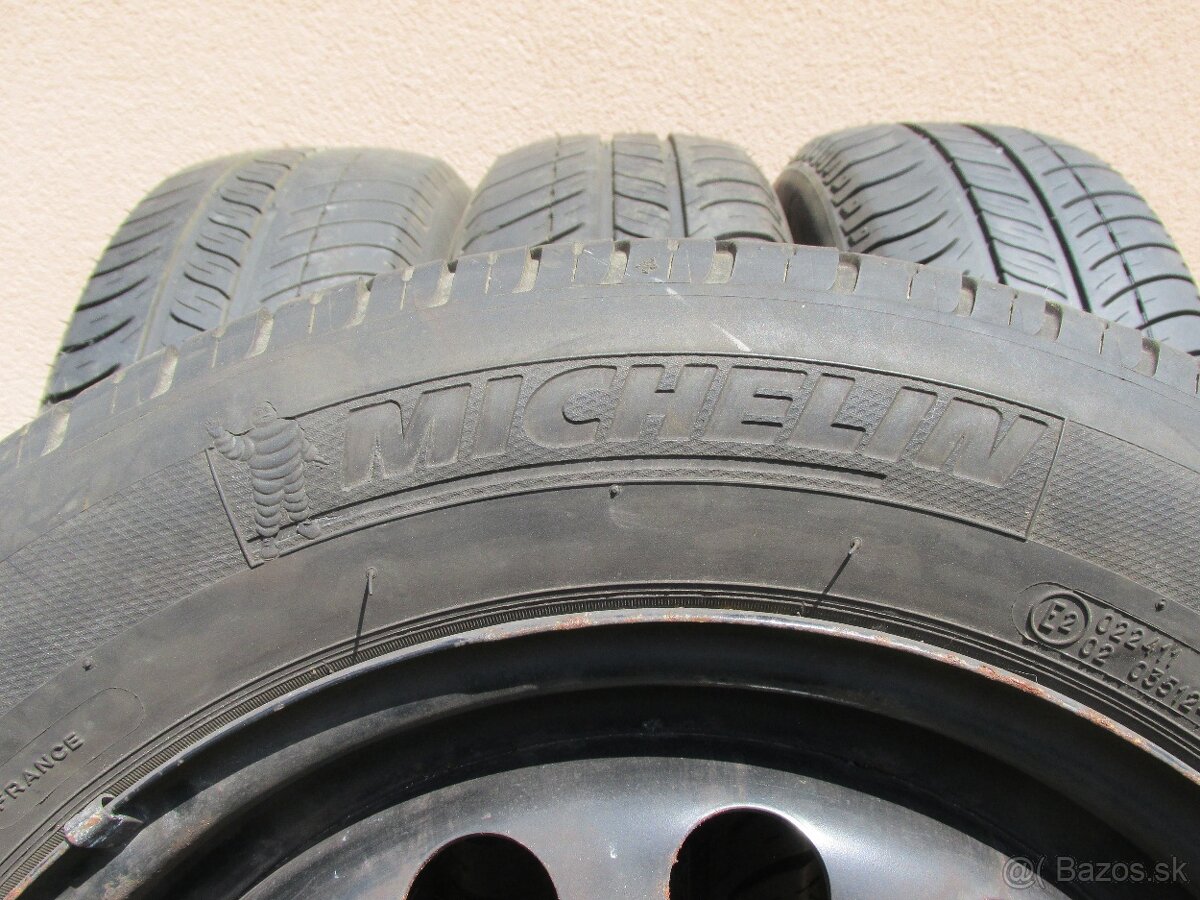 plechove disky 4x100 r15+letné pneumatiky michelin 175/65r15 - 5