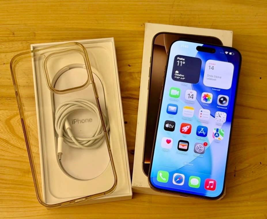 iPhone 16 Pro Desert Titanium BATERIE 100% TOP - 5