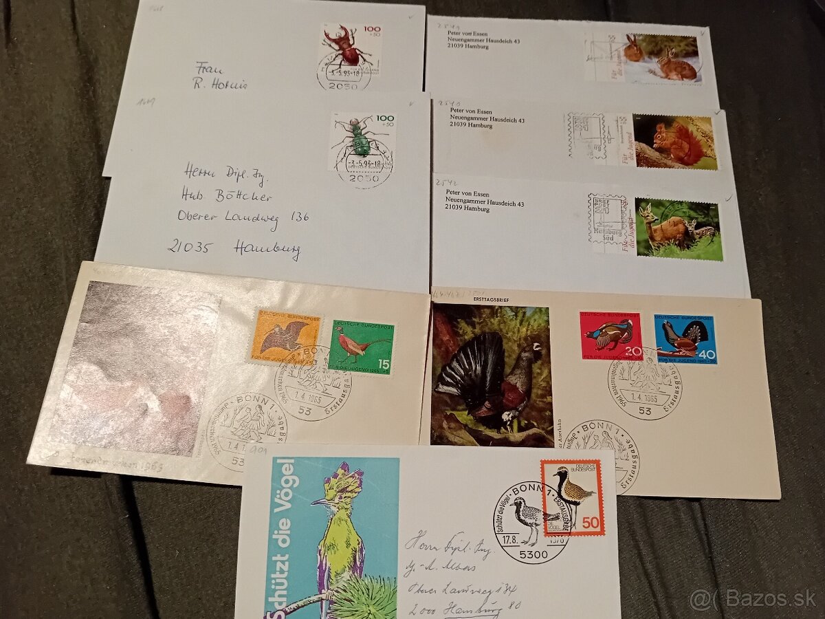 Známky FDC fauna a flora - 5