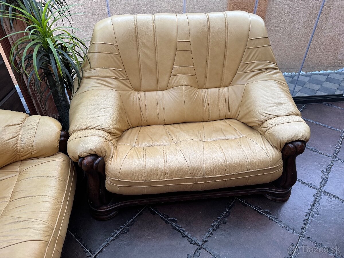 Predám koženú sedačku 3+2+1 - 5