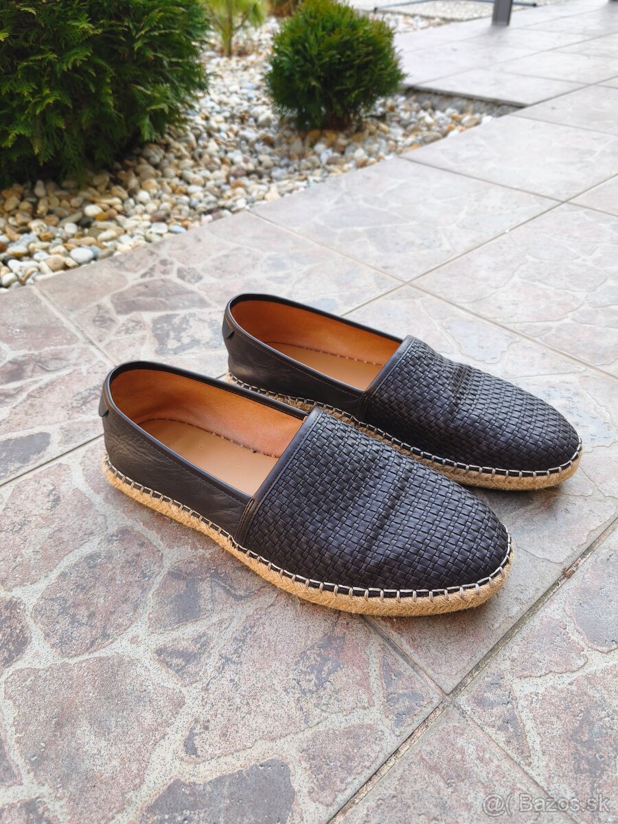 Pánske kožené espadrilky Massimo Dutti - 5
