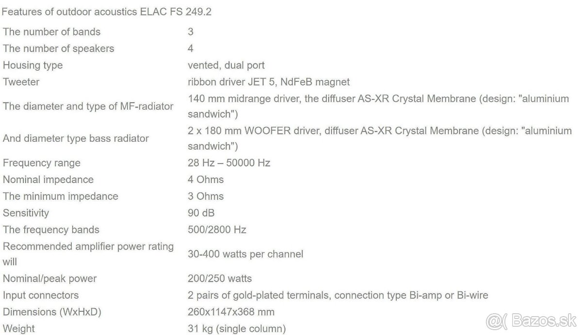 ELAC FS 249.2 - 5