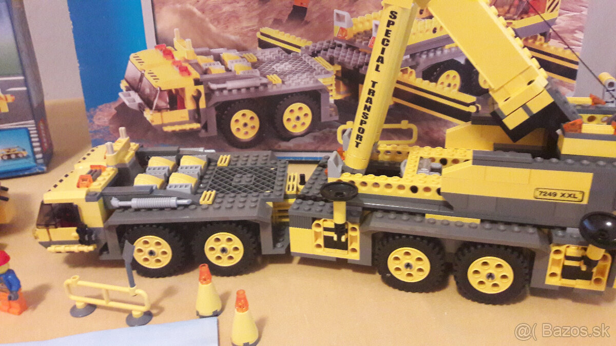 Lego 7249 a 7900 - CITY - Mobilný žeriav XXL a Heavy loader - 5