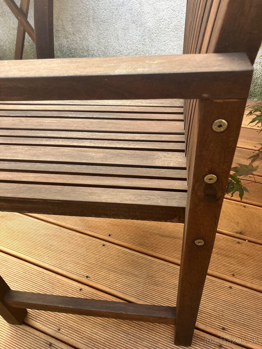 4 drevene stolicky z akacie - 5