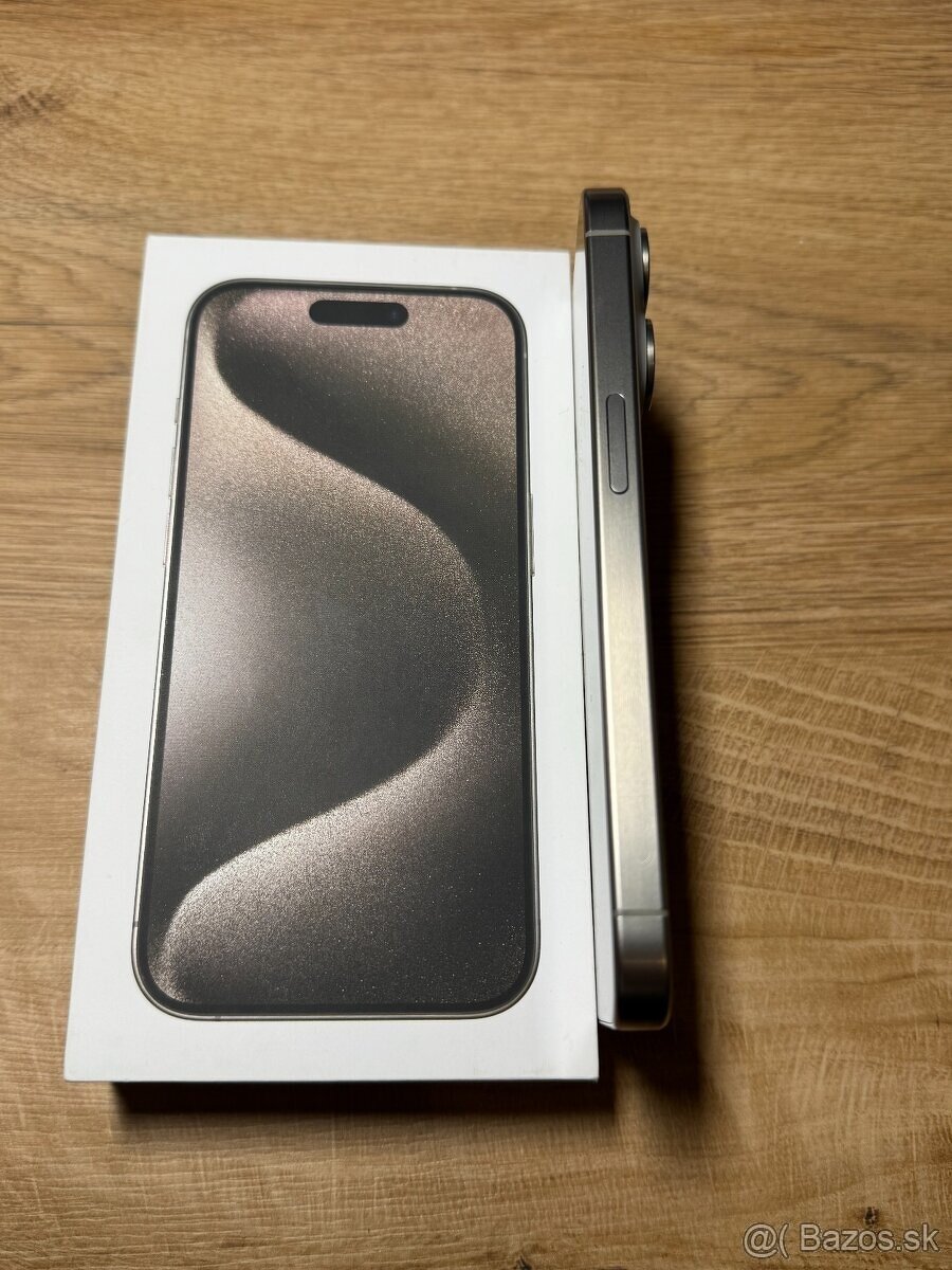 iPhone 15 Pro 128GB Natural Titanium AKO NOVÝ - 5