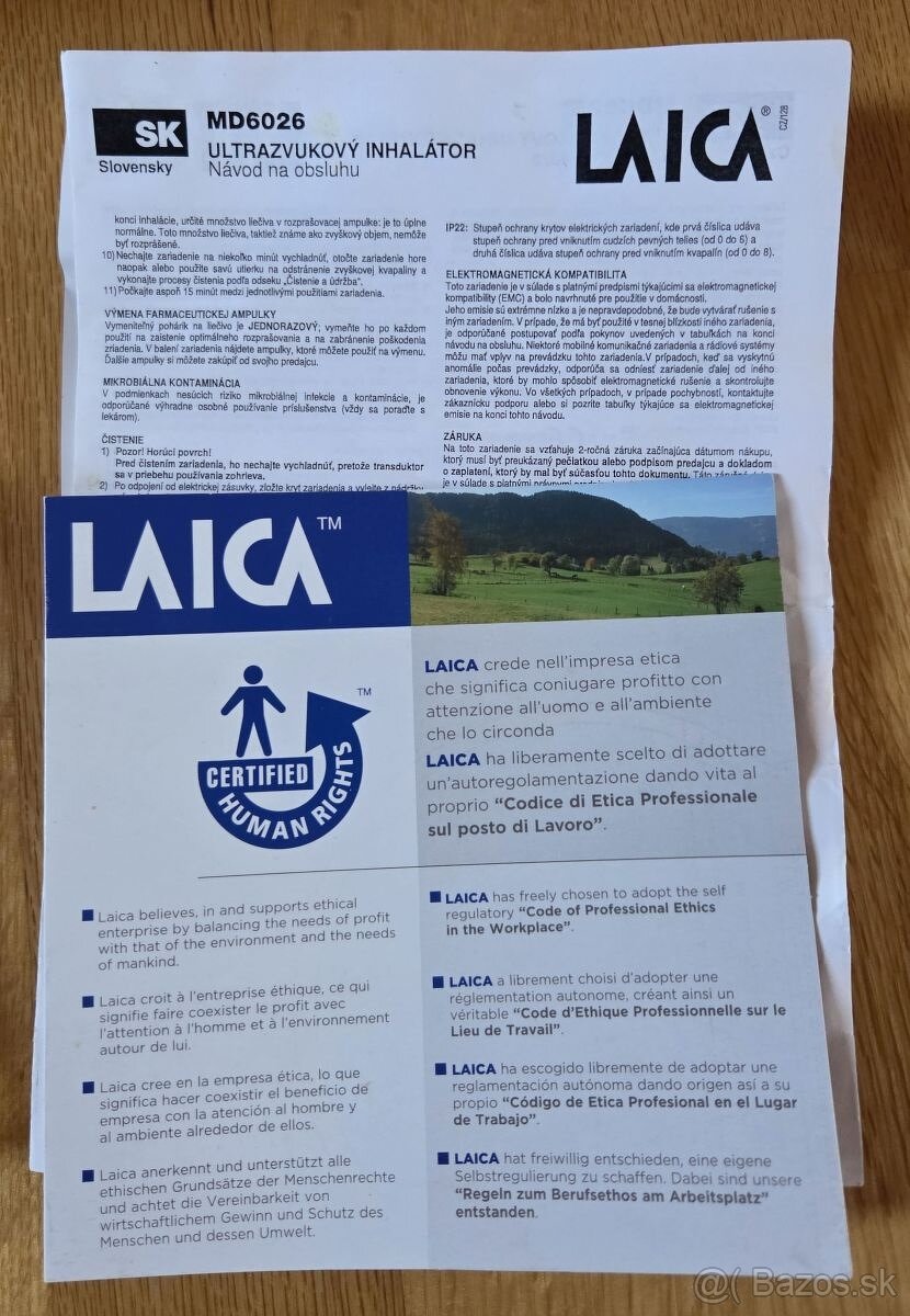 Ultrazvukovy inhalator Laica MD6026 - 5