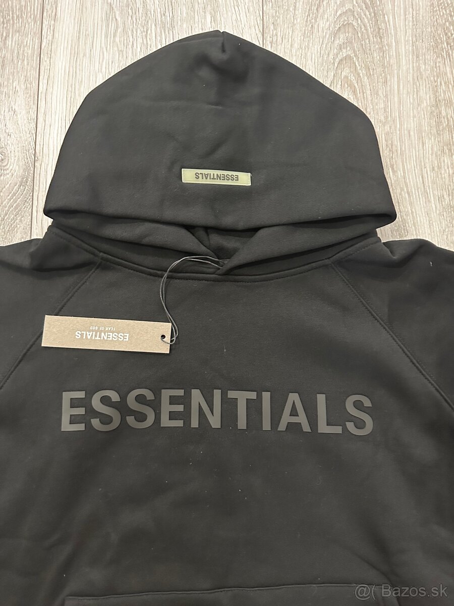 Essentials Mikina (čierna) – veľkosť M, NOVÁ - 5
