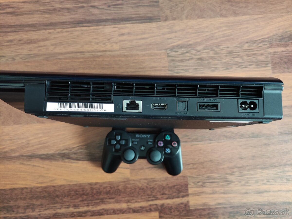PS3 SuperSlim (PlayStation 3), 12GB - rozšírený na 64GB SSD - 5