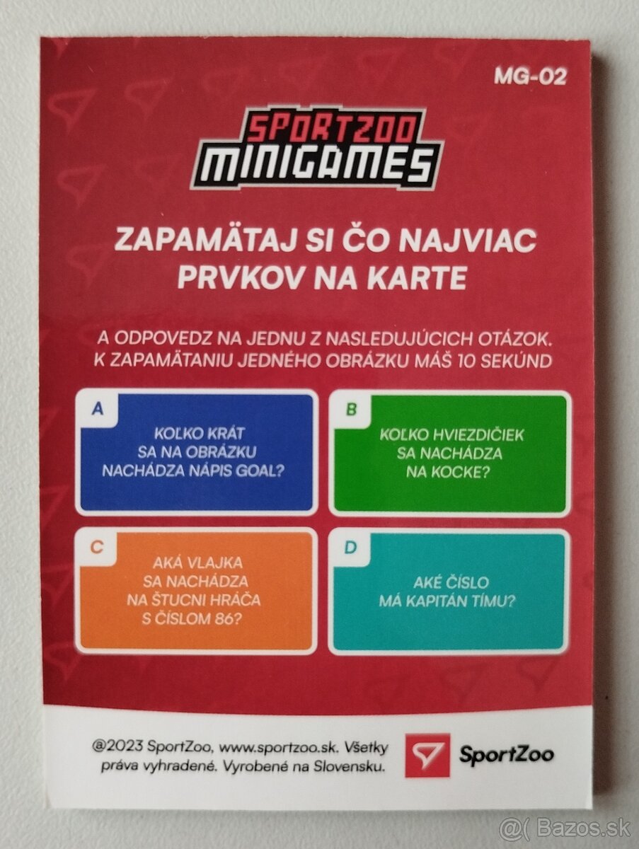 Hokejové kartičky TIPOS EXTRALIGA - MINIGAMES od SPORTZOO - 5