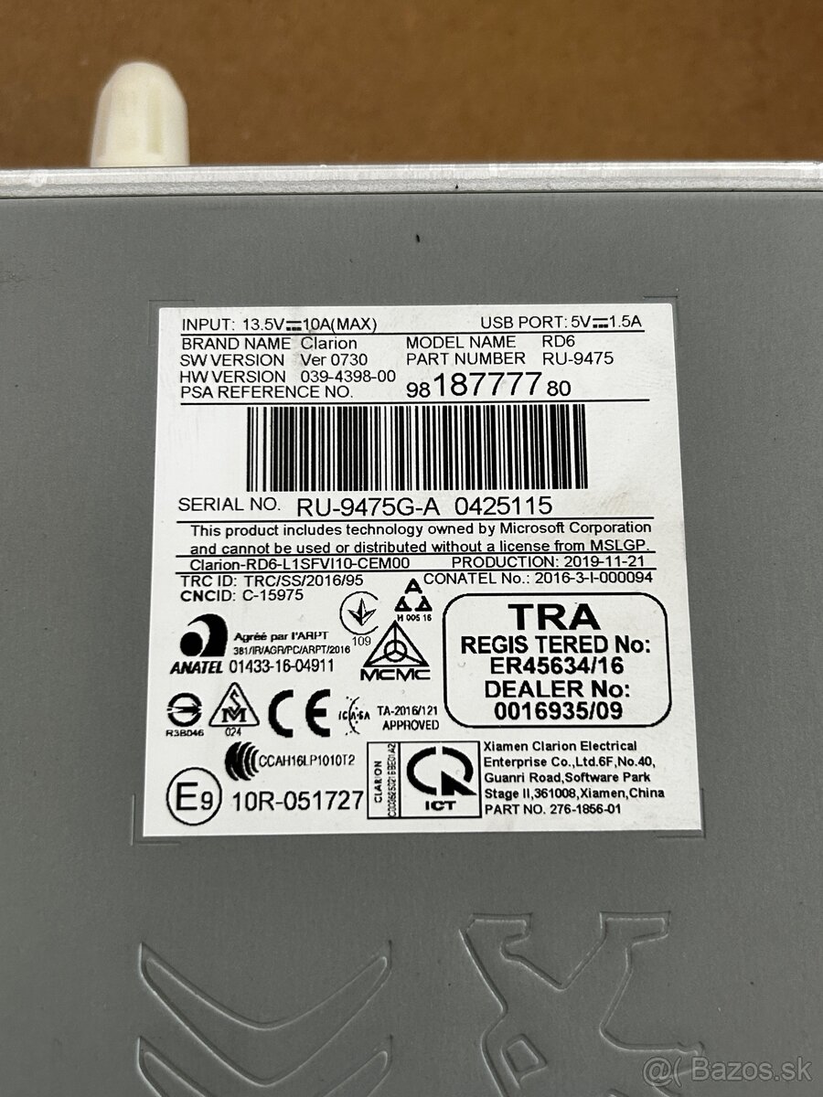 Autorádio Toyota Proace Verso 2020 - 5