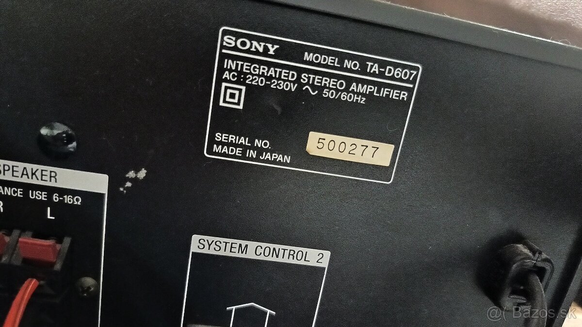 Zosilňovač Sony - 5