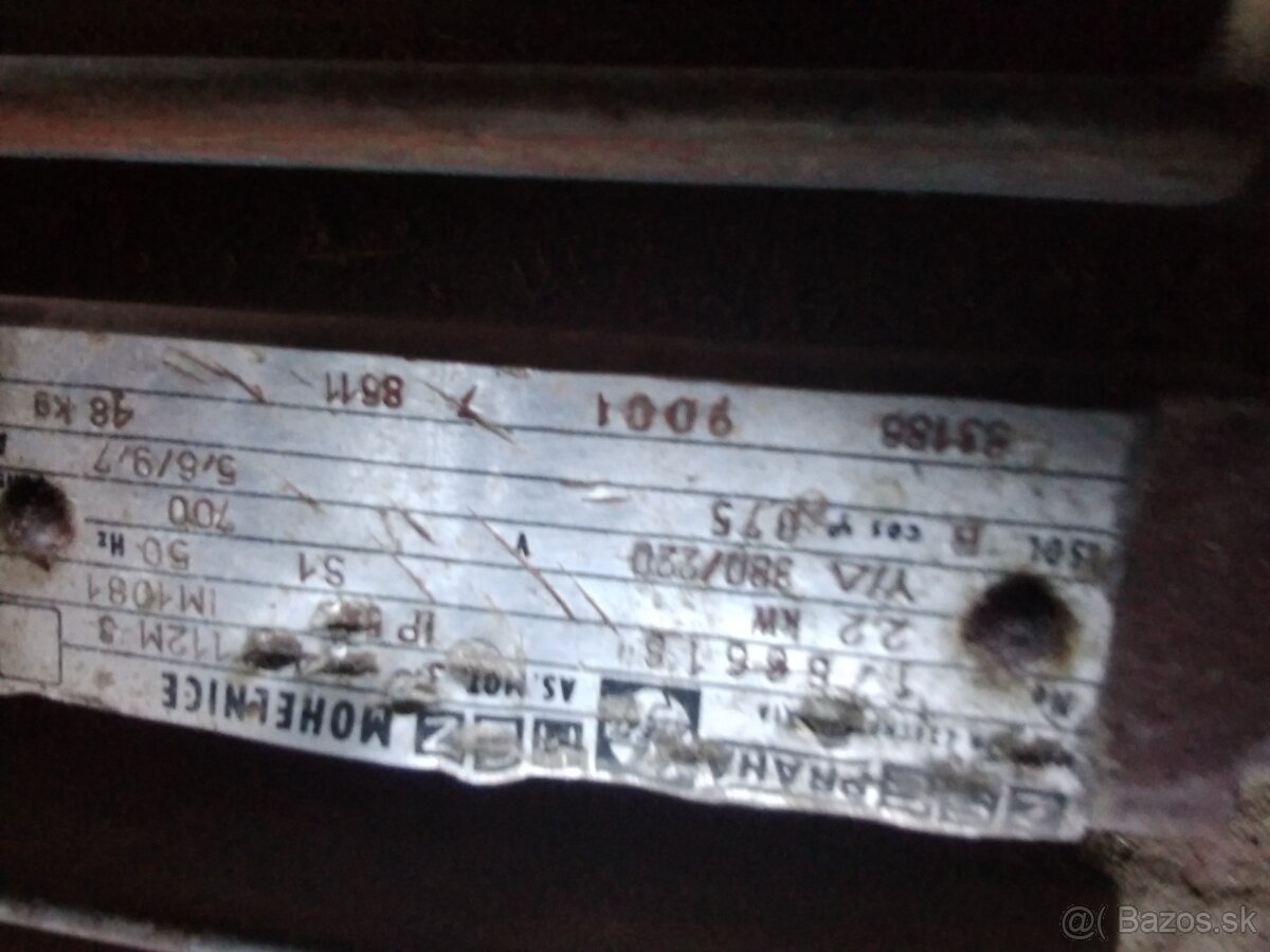 Predám dva motory 2.2 kW a 1.5 kW. - 5