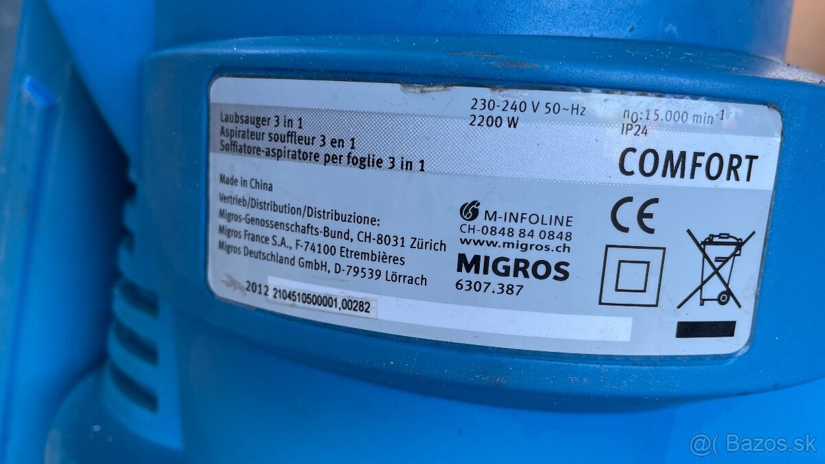 Zberač vysávač na listy MIGROS - 5