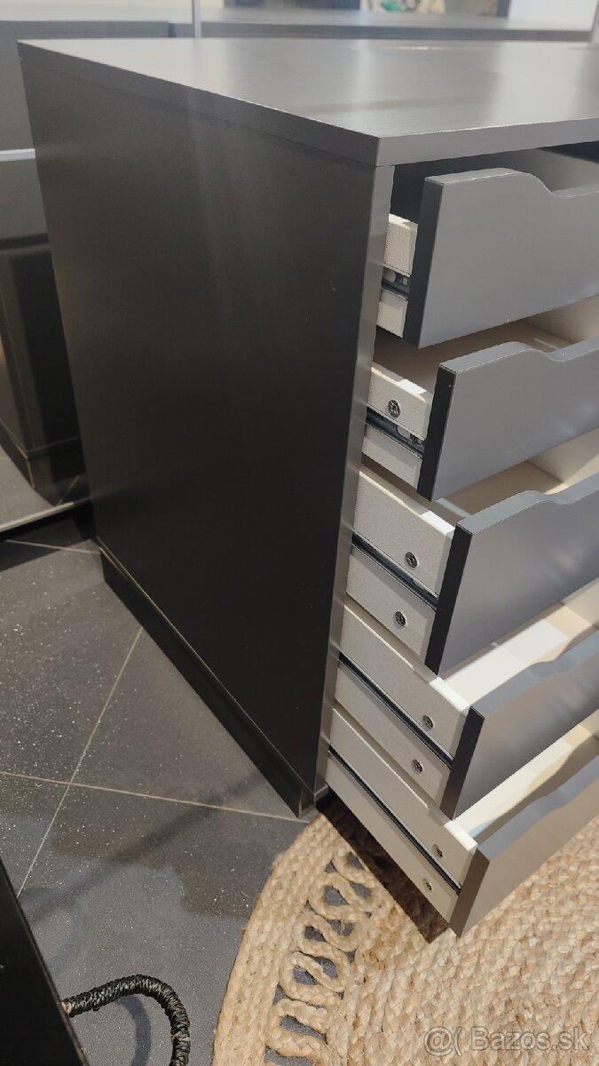 IKEA ALEX - stôl + šuflíky - 5