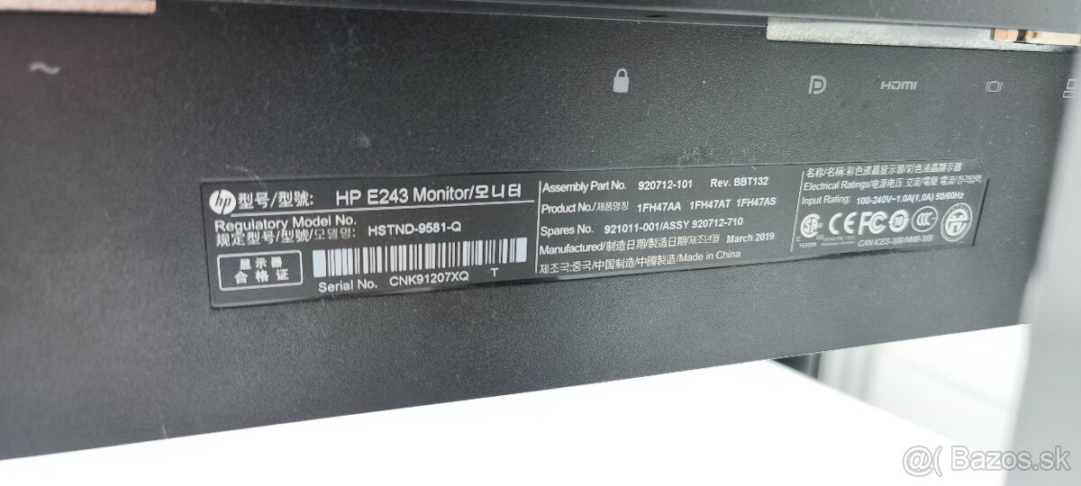 Monitor HP 24 ako Novy - 5