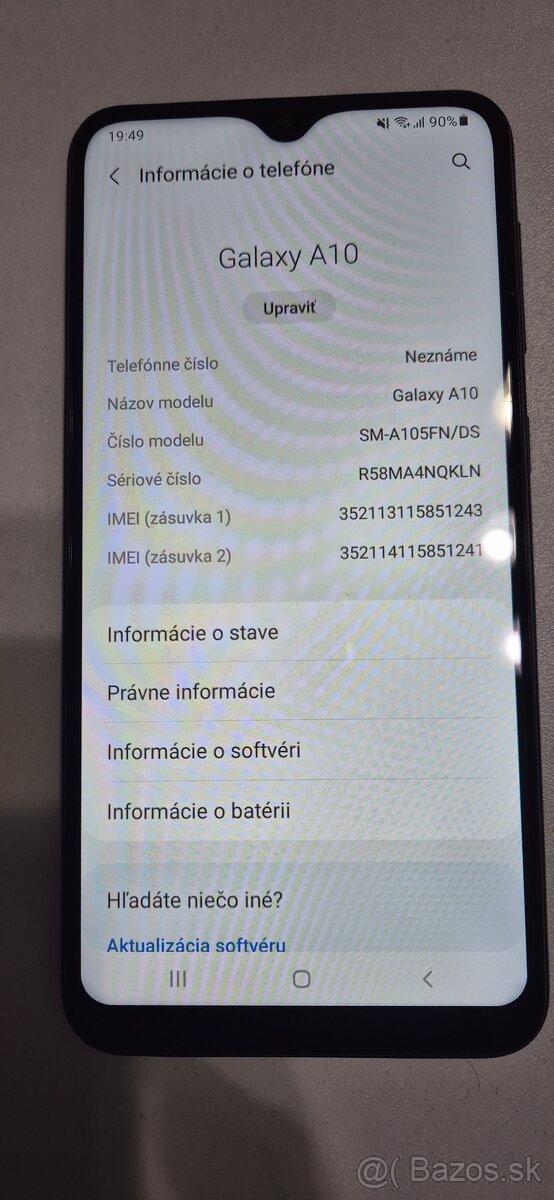 predám samsung Galaxy A10, Galaxy A52s 5G, Galaxy A12 - 5