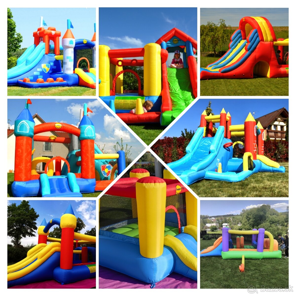 Skákací nafukovací hrad , bodyzorbing , cukrová vata - 5