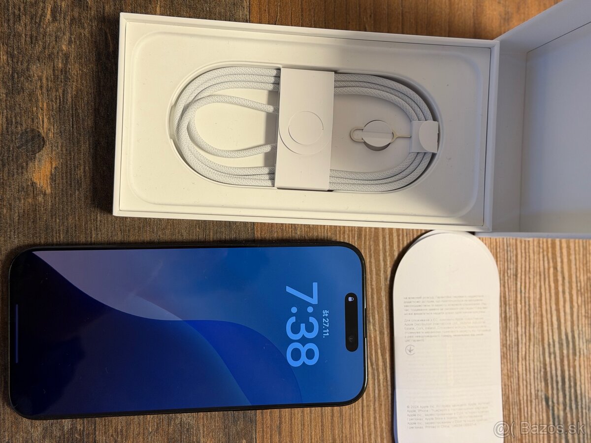 Predám iPhone 16 Pro Max 512 GB čierny titán - 5