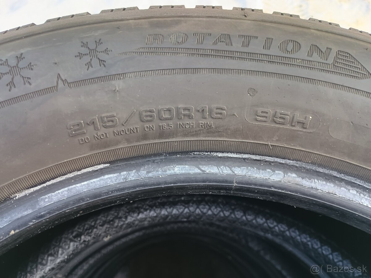 Zimné pneu Dunlop, 215/60 R16 - 5